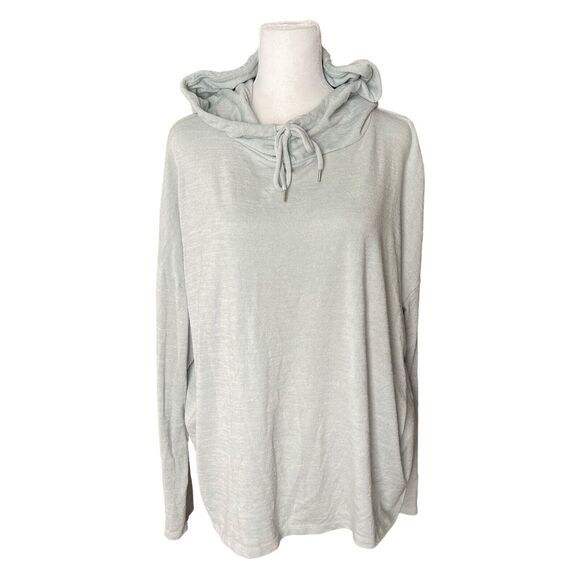 GAP XL Hoodie Sweater Softspun Pullover Long Sleeve Dolman Light Blue - Picture 1 of 8